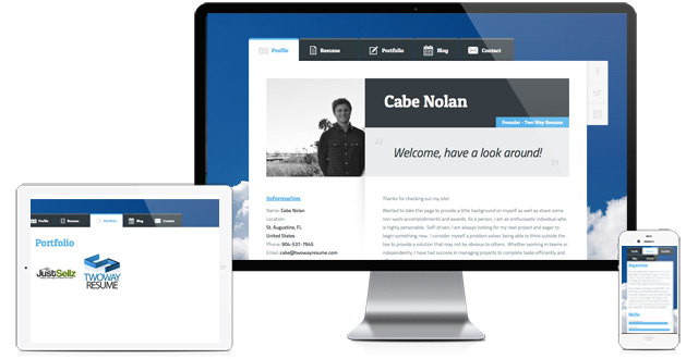 create a resume website  build a personal website  u0026 portfolio